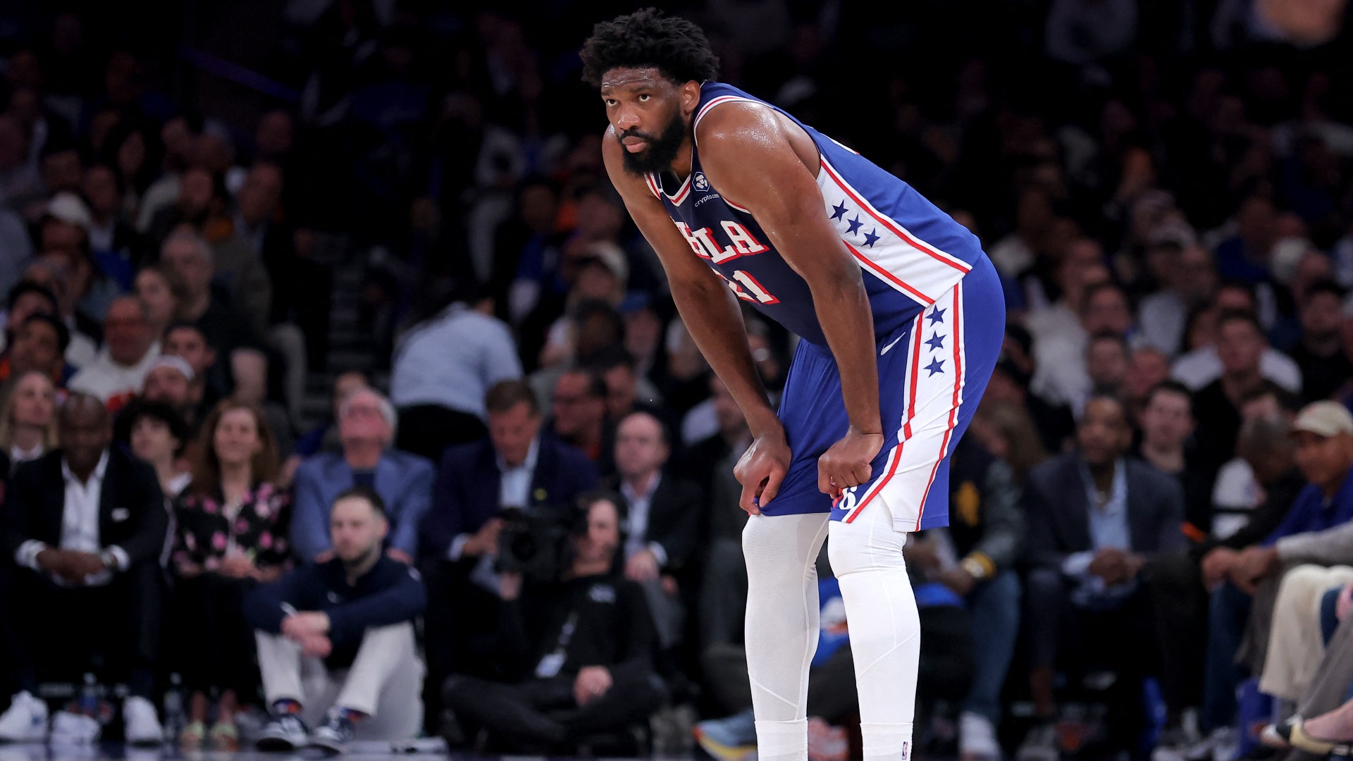Video thumbnail for Tiki Barber Calls Joel Embiid a 'Bitch' for Missing Game 2