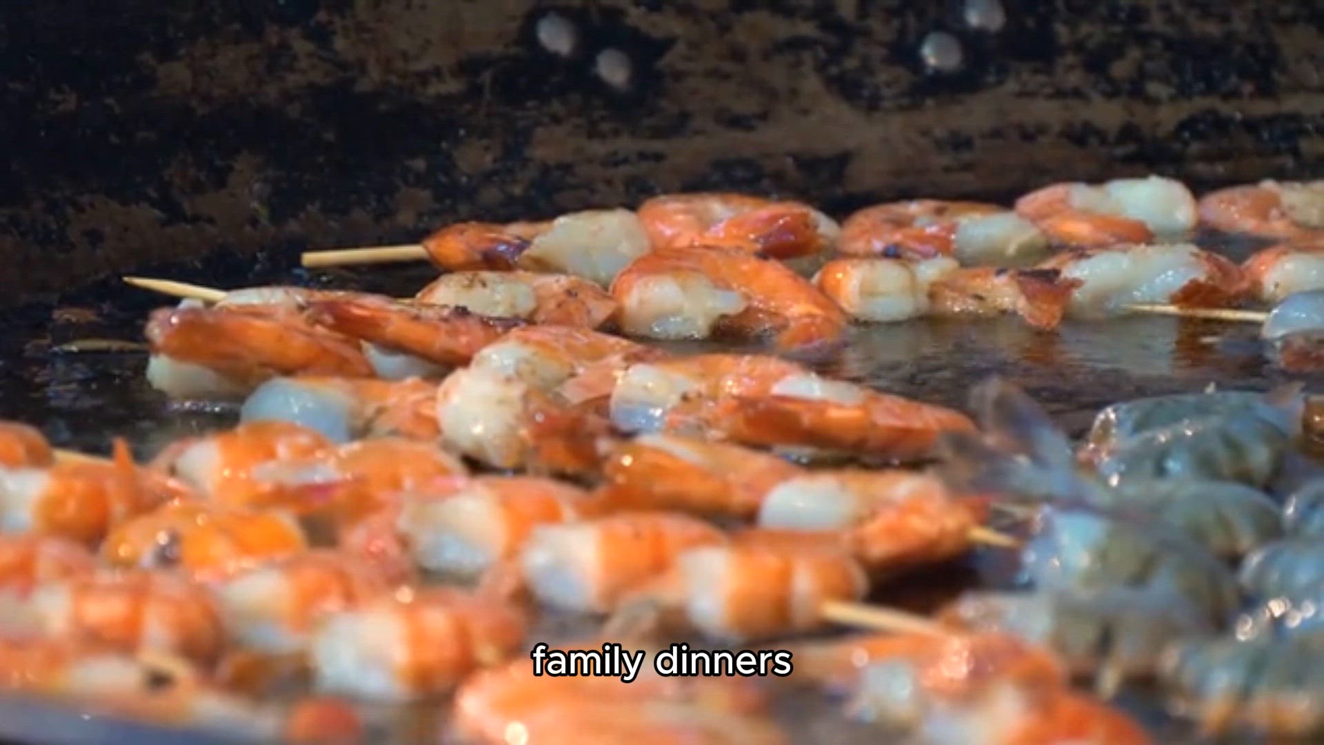 Video thumbnail for Grilled Shrimp Skewers