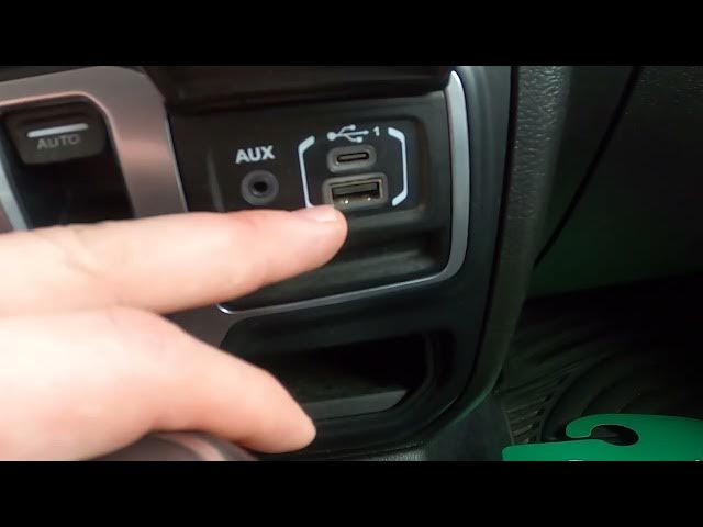 Video thumbnail for How to Find AUX Jack in Jeep Wrangler IV ( 2018 – now )  - Connect Smartphone via AUX