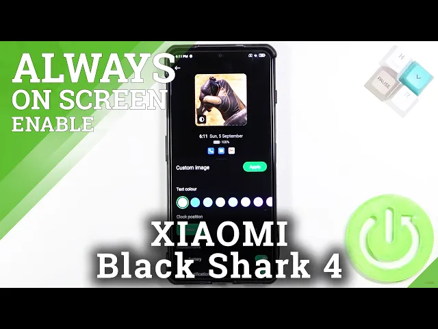 Video thumbnail for How to Change Always on Display Theme on XIAOMI Black Shark 4  - Customize AOD