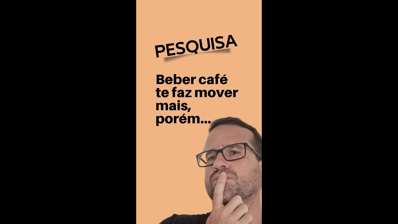 Video thumbnail for Café e saúde: pesquisa indica que beber café te faz mover mais