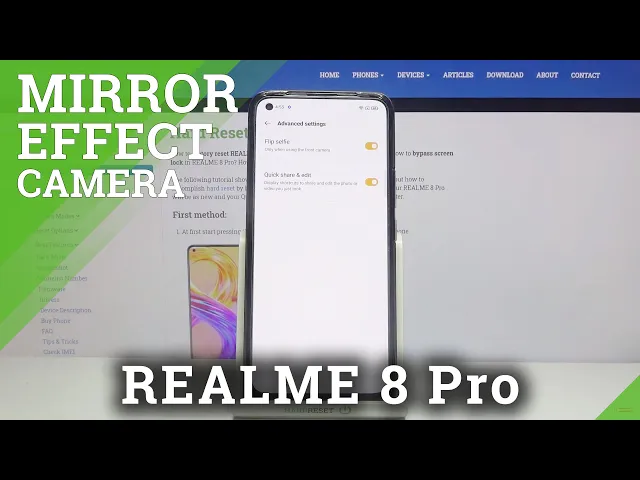 Video thumbnail for How to Enable/Disable Mirror Effect in Realme 8 Pro – Front Camera Settings