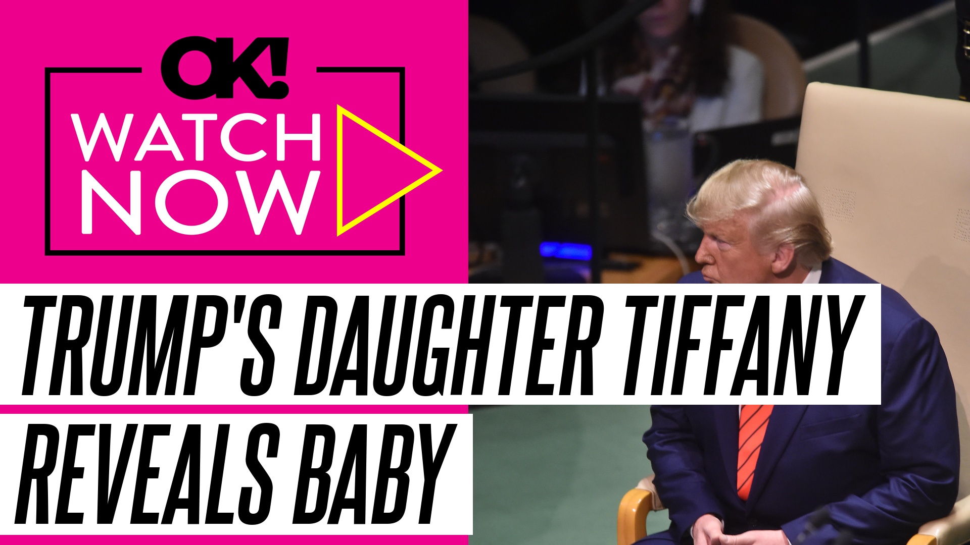Video thumbnail for Donald Trump's Daughter Tiffany Shares First Glimpse of Newborn Baby