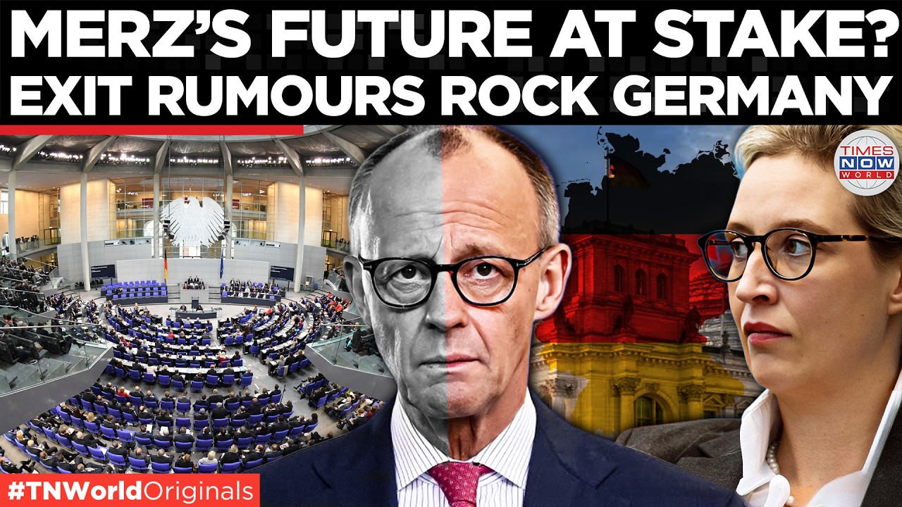 Video thumbnail for MERZ TO RESIGN? German Chancellor Faces Exit Speculation After September Elections | Times Now World