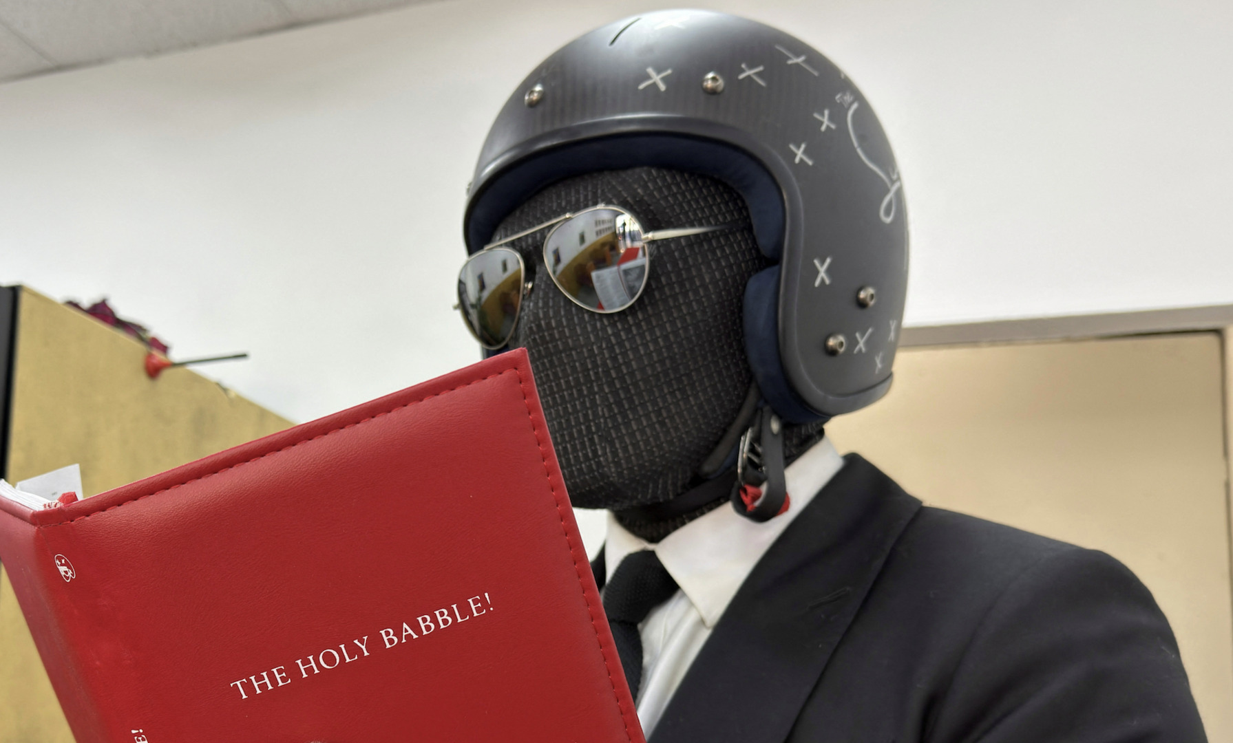 Video thumbnail for New York exhibit casts ‘Trumpism’ as a modern faith