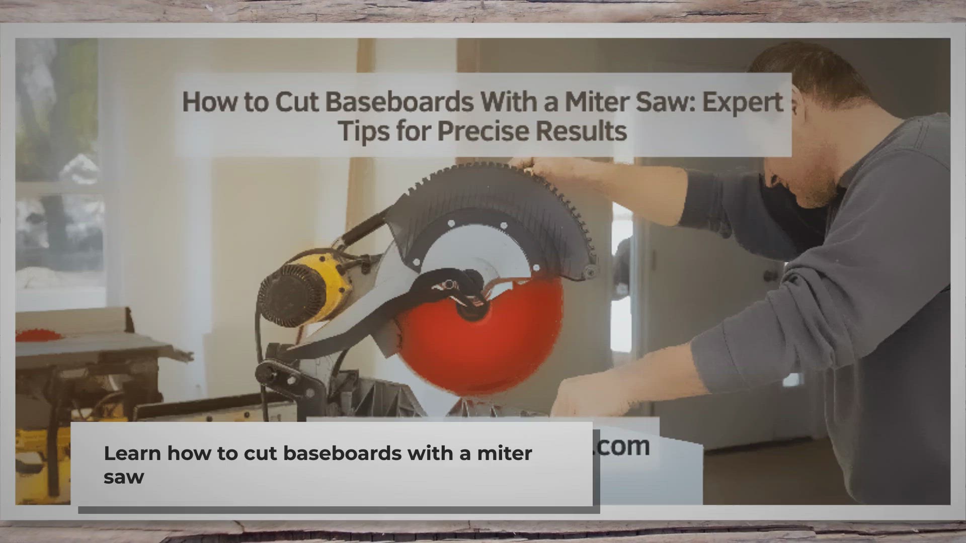 Video thumbnail for How to Cut Baseboards With a Miter Saw: Expert Tips for Precise Results