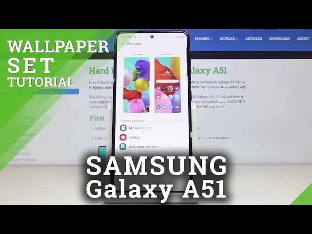 Video thumbnail for How to Change Wallpaper on Samsung Galaxy A51 – Simple Explanation