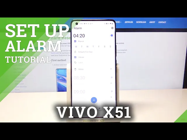 Video thumbnail for How to Set Up Alarm Clock in VIVO X51 – Snooze Alarm