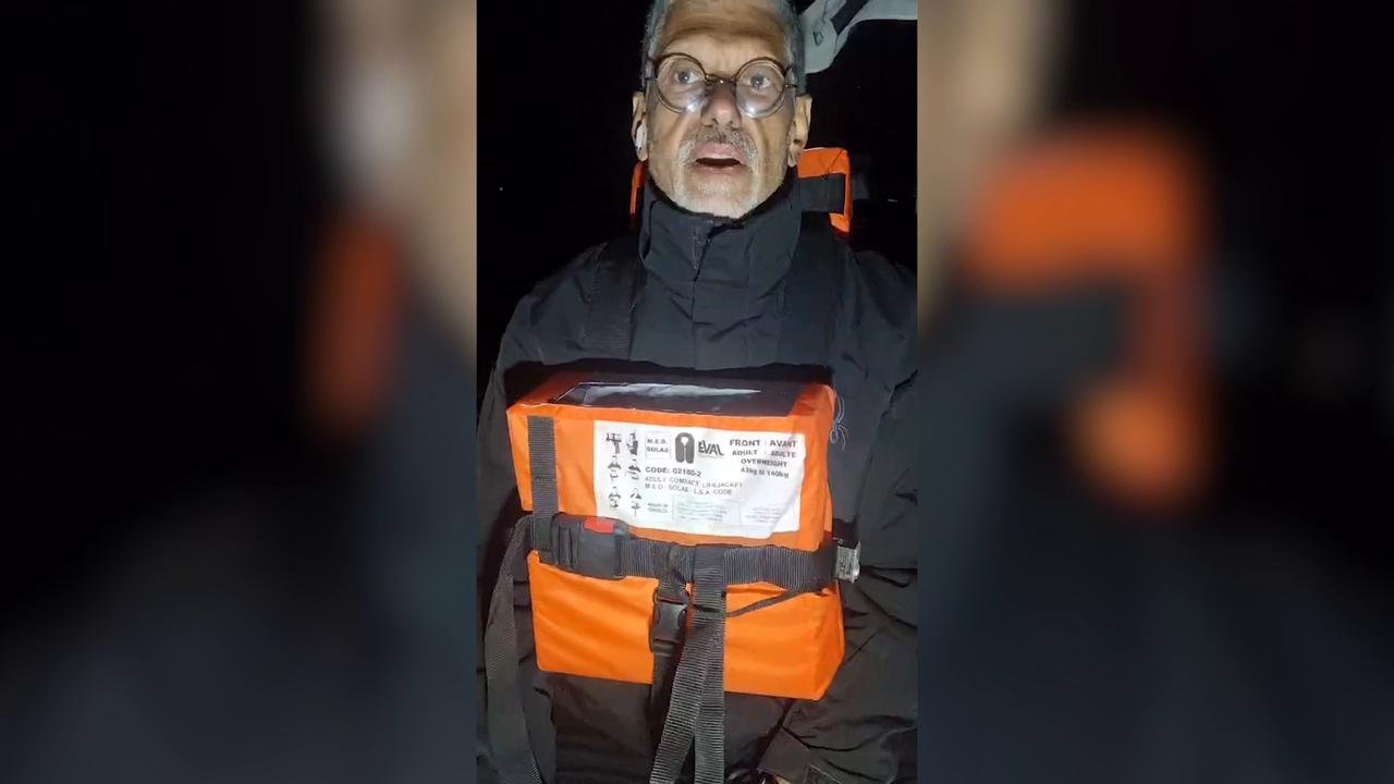 Video thumbnail for Greece: Gaza-bound flotilla spots nearby vessels off Greece, activist Ehab Lotayef says group “calm”.