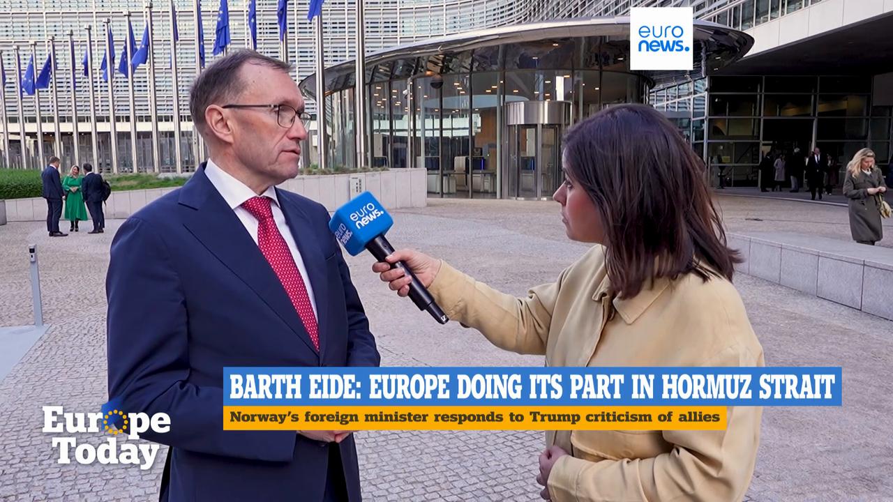 Video thumbnail for Appetite among NATO members to join Iran war 'very limited', says Norway's foreign affairs minister