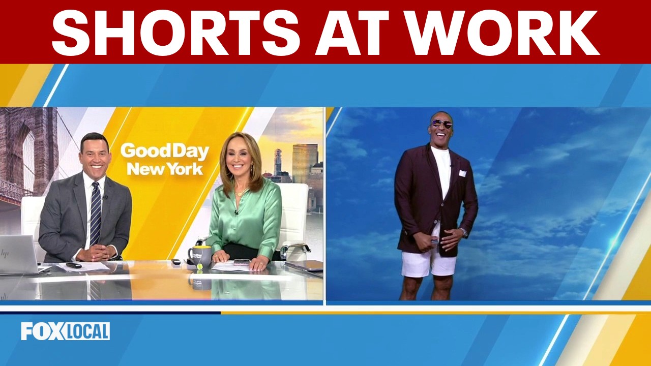 Video thumbnail for Should men wear shorts to work? The office debate heats up