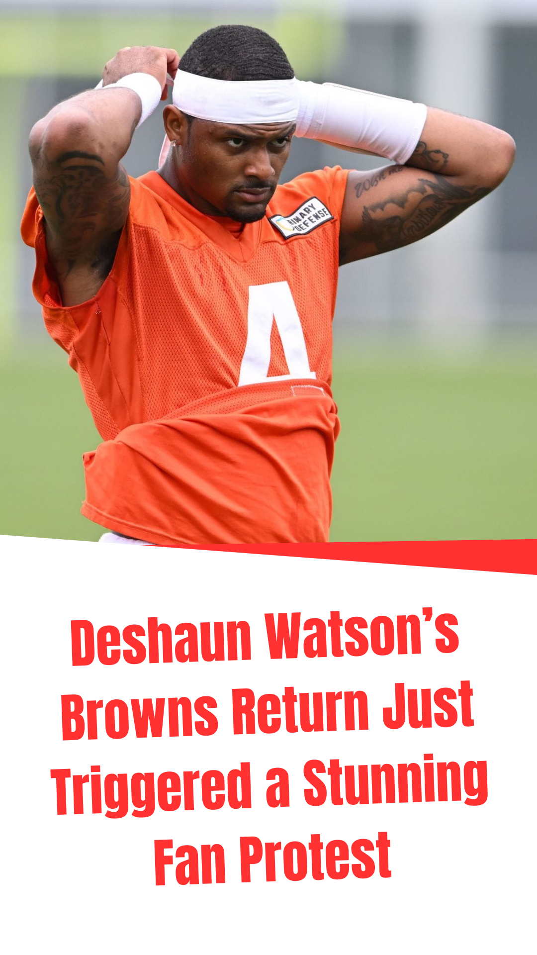 Video thumbnail for Deshaun Watson’s Browns Return Just Triggered a Stunning Fan Protest