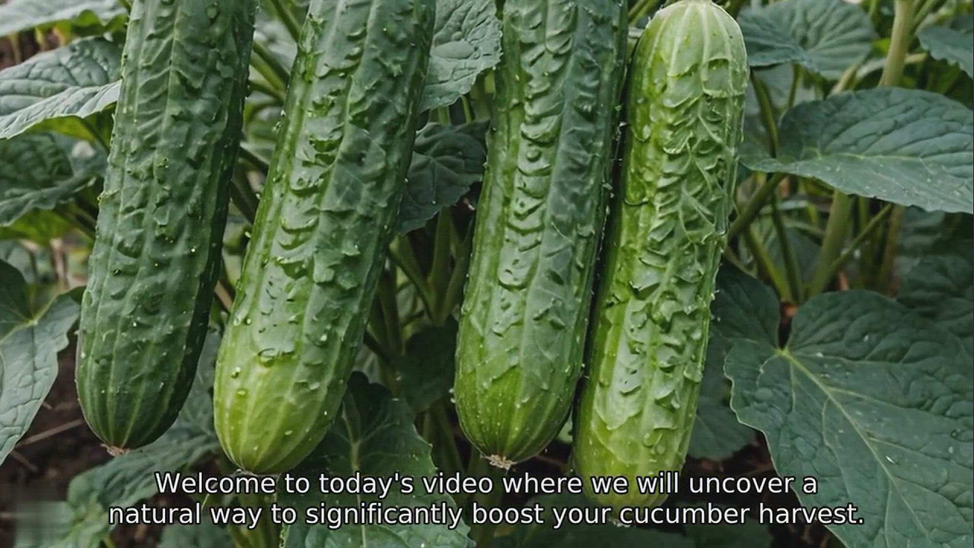 Video thumbnail for Boost Your Cucumber Harvest Naturally The Compost Fertilizer Secret