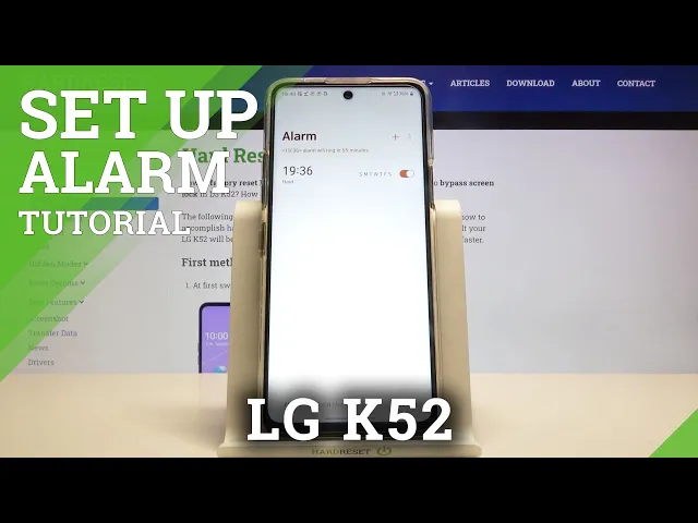 Video thumbnail for LG K52 Alarm Clock – Change Alarm Clock Settings