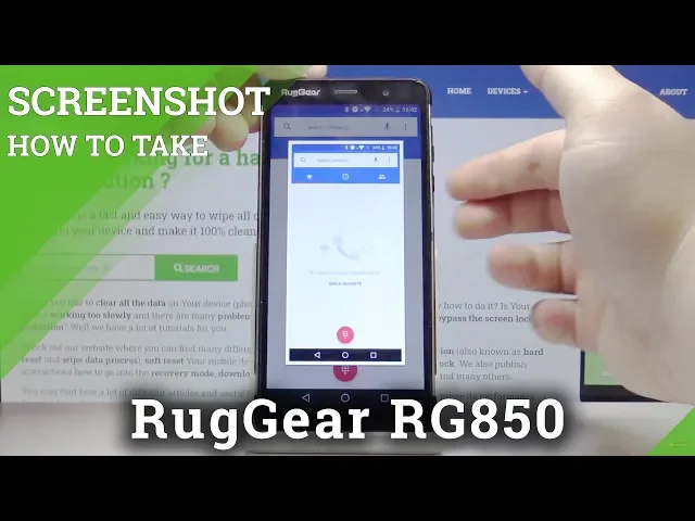 Video thumbnail for How to Take a Screenshot in RUGGEAR RG850 – Capture Screen