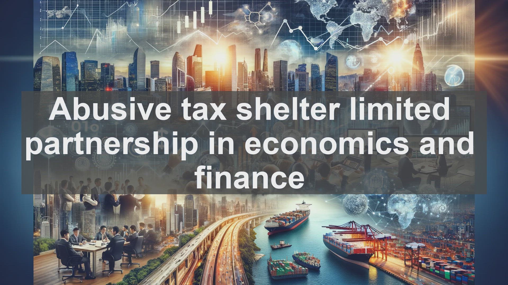'Video thumbnail for Abusive tax shelter limited partnership in economics and finance'
