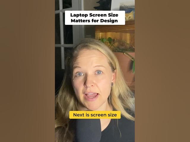 Video thumbnail for Graphic Design Laptop Screen Size: Go Big or Go Home! #shorts