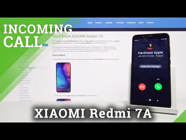Video thumbnail for How Incoming Call Animation Looks on XIAOMI Redmi 7A – Incoming Call Screen Options