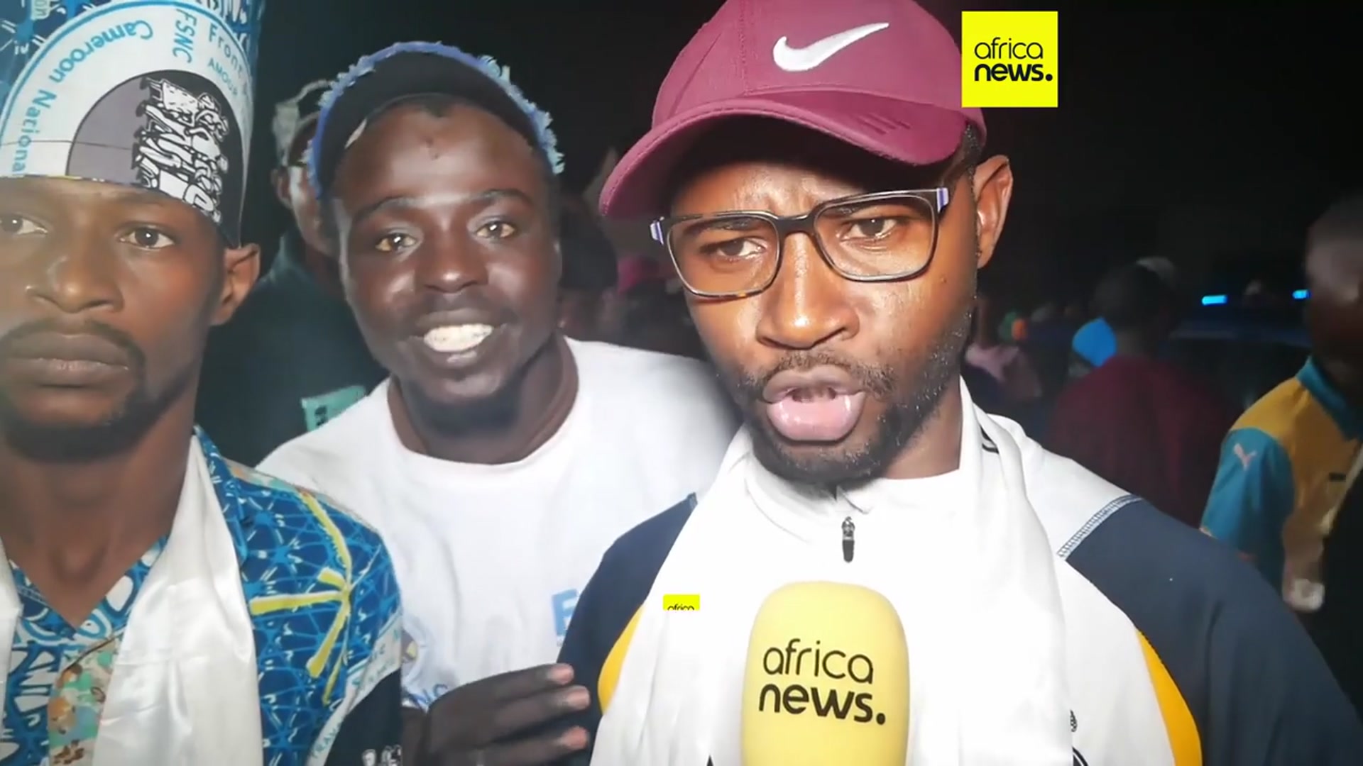 'Video thumbnail for Cameroon: Thousands rally behind presidential candidate Issa Tchiroma in Douala'