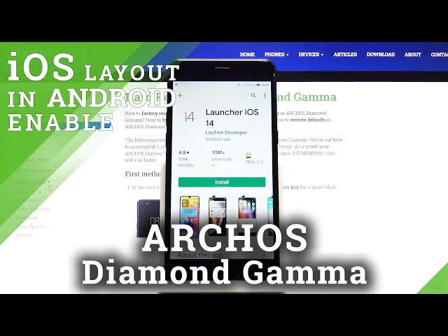 Video thumbnail for How to Install iOS Launcher in Archos Diamond Gamma – iOS Design Layout