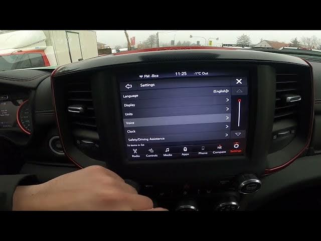 Video thumbnail for How to Find and Manage Voice Assistant Settings in Dodge RAM REBEL 1500 II ( 2019 - now )