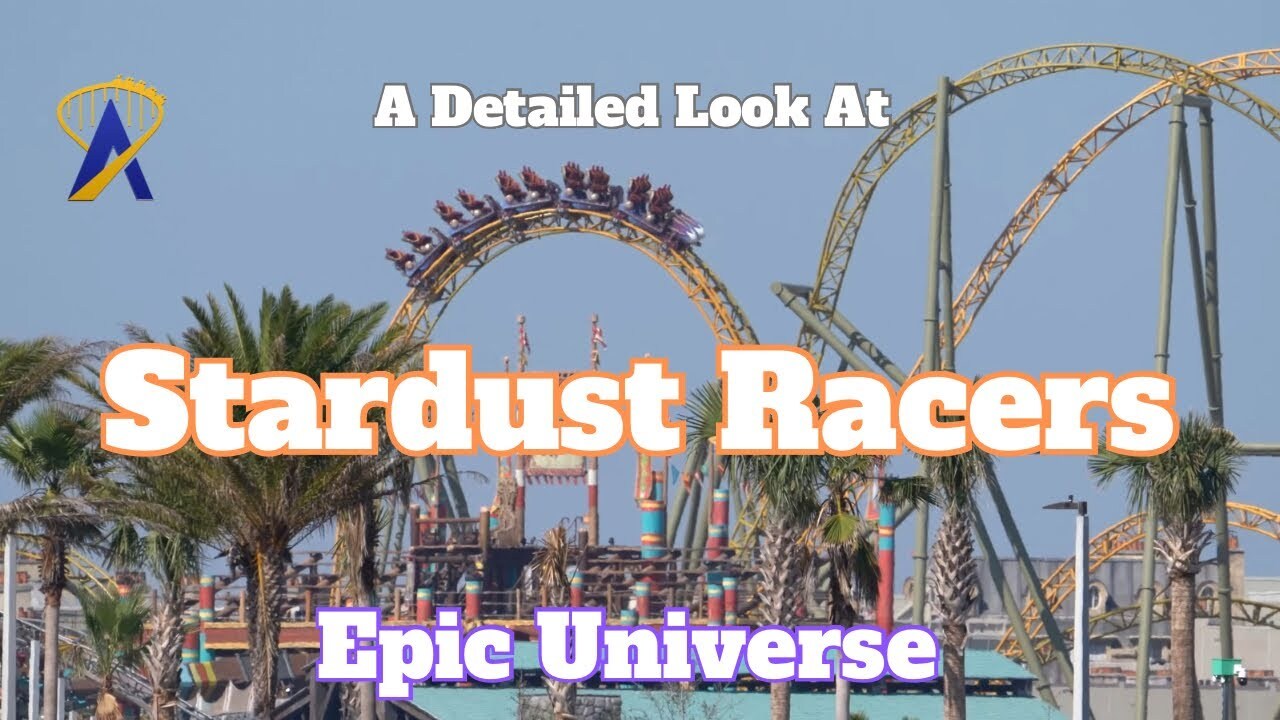 Video thumbnail for Stardust Racers Roller Coaster at Universal Epic Universe