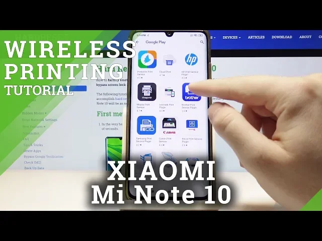 Video thumbnail for How to Connect Printer in Xiaomi Mi Note 10 – Wirelessly Printing