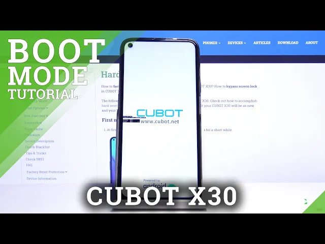Video thumbnail for How to Open Hidden Menu in CUBOT X30 – Find Boot Mode