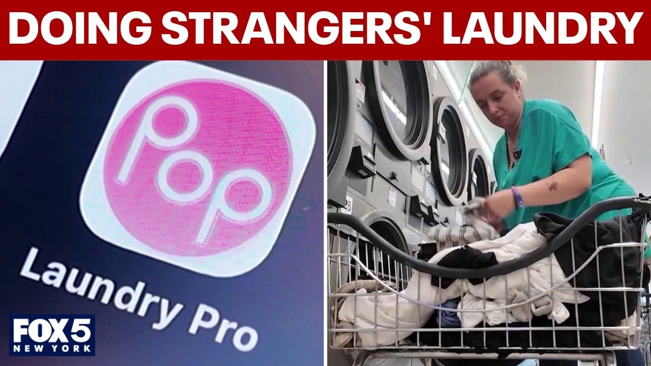 Video thumbnail for Service that pays people to do strangers' laundry