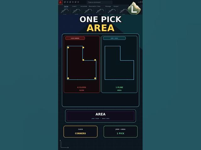 Video thumbnail for Find Area in AutoCAD with AREA