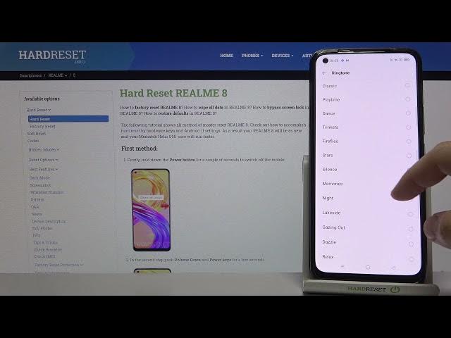 Video thumbnail for Alarm Tones on Realme 8 – Available Sounds of Alarms