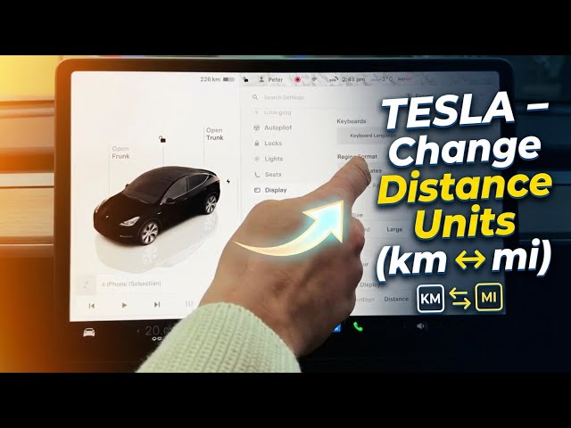 Video thumbnail for TESLA – How to Change Distance Units (Kilometers ↔ Miles)