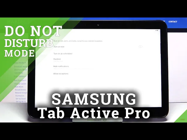 Video thumbnail for How to Enable DND Mode in SAMSUNG Galaxy Tab Activate Pro – Customize Silent Preferences