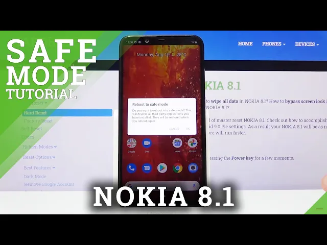 Video thumbnail for Safe Mode NOKIA 8.1 – Diagnose System Issues