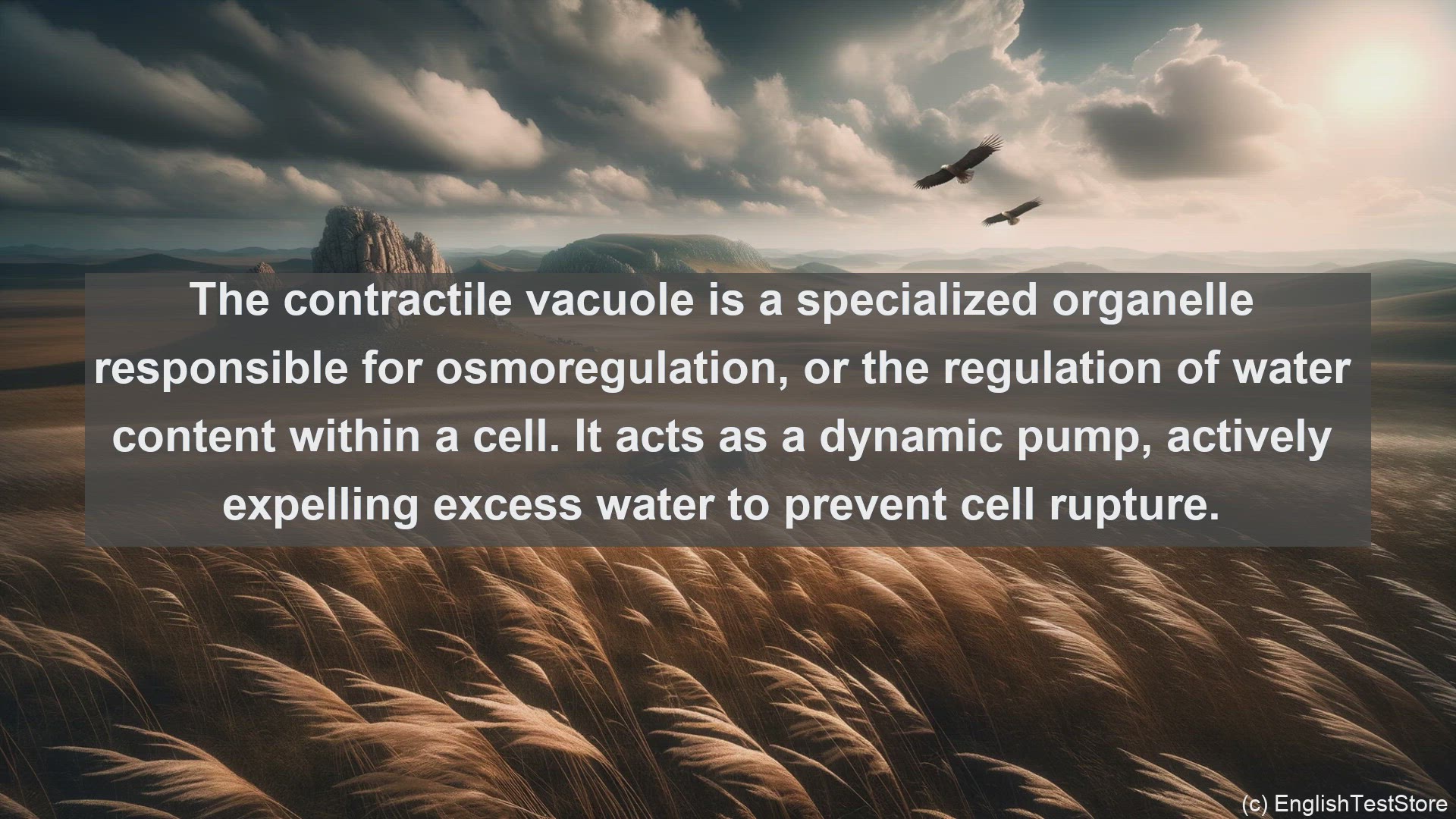 'Video thumbnail for Contractile vacuole in science  definition and examples'