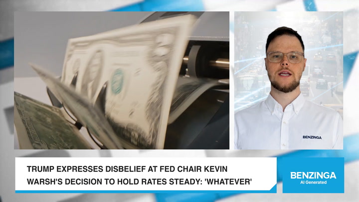 Video thumbnail for Trump Shrugs At Fed
