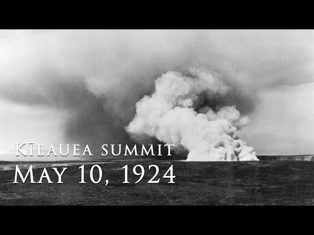 Video thumbnail for 100 years ago at Kīlauea -The 1924 explosive eruption described by Thomas Jaggar