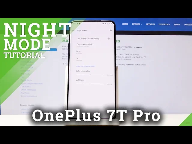 Video thumbnail for How to Activate Night Mode in OnePlus 7T Pro – Eye Protection