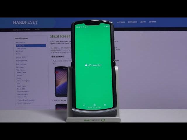 Video thumbnail for How to Download iOS Launcher App on Motorola RAZR 5G – Apply iOS Launcher