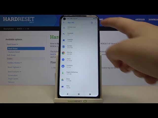 Video thumbnail for How to Reset App Preferences on NOKIA 3.4 – Reset App Options