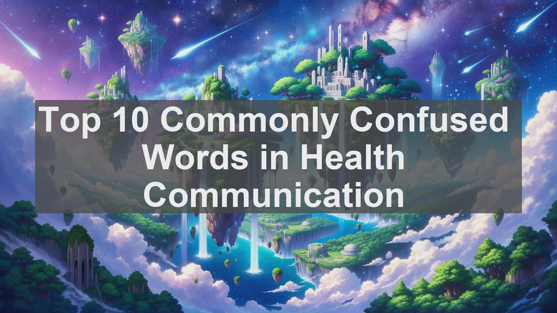 'Video thumbnail for Top 10 Commonly Confused Words in Health Communication'