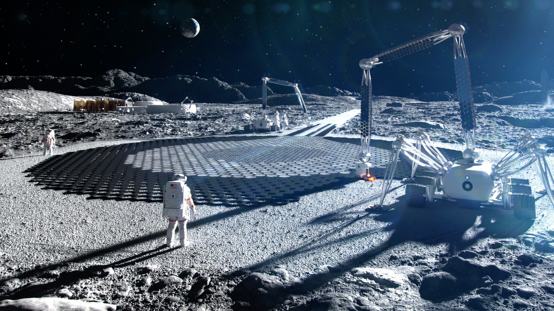 Video thumbnail for NASA awards lunar construction machines bid to a 3D printing firm