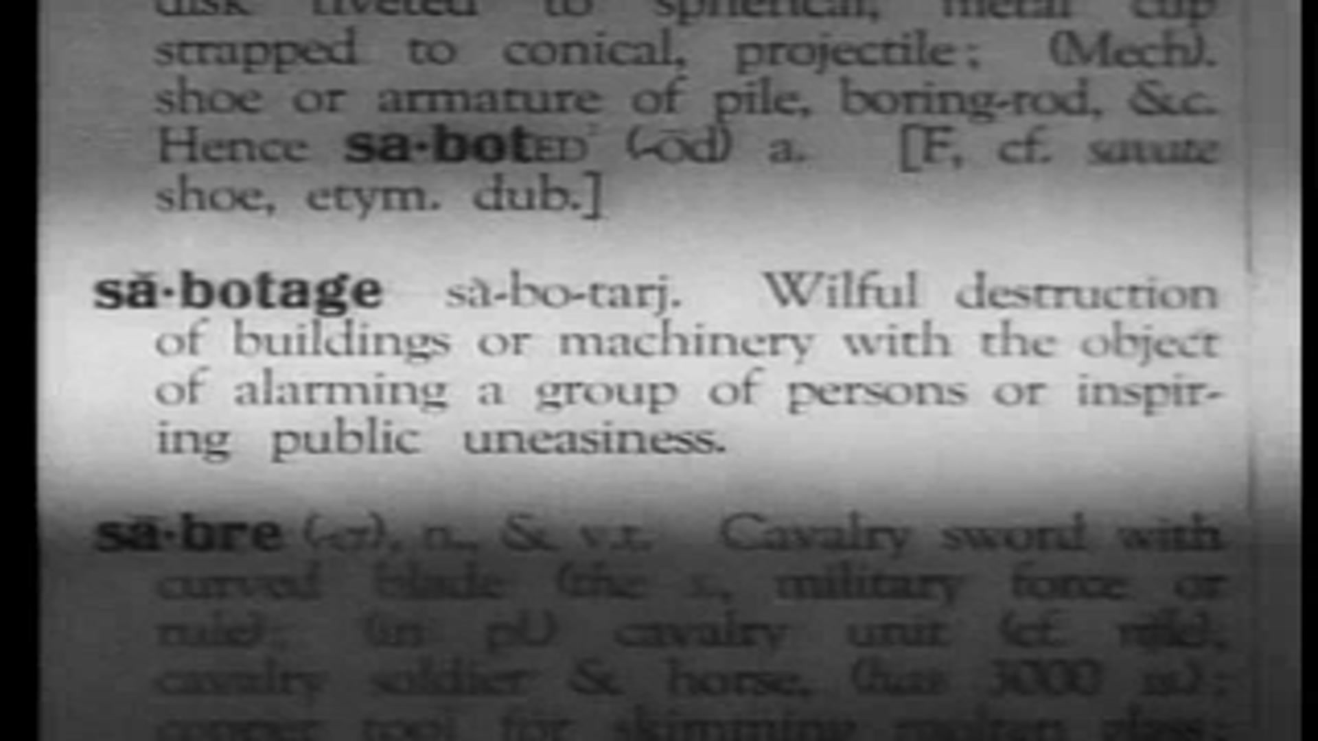 Video thumbnail for Sabotage (1936)