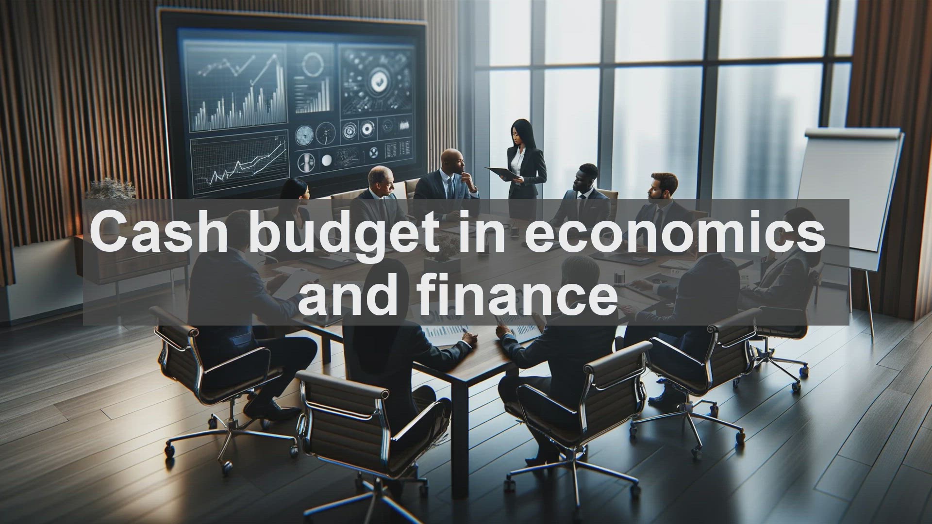 'Video thumbnail for Cash budget in economics and finance'