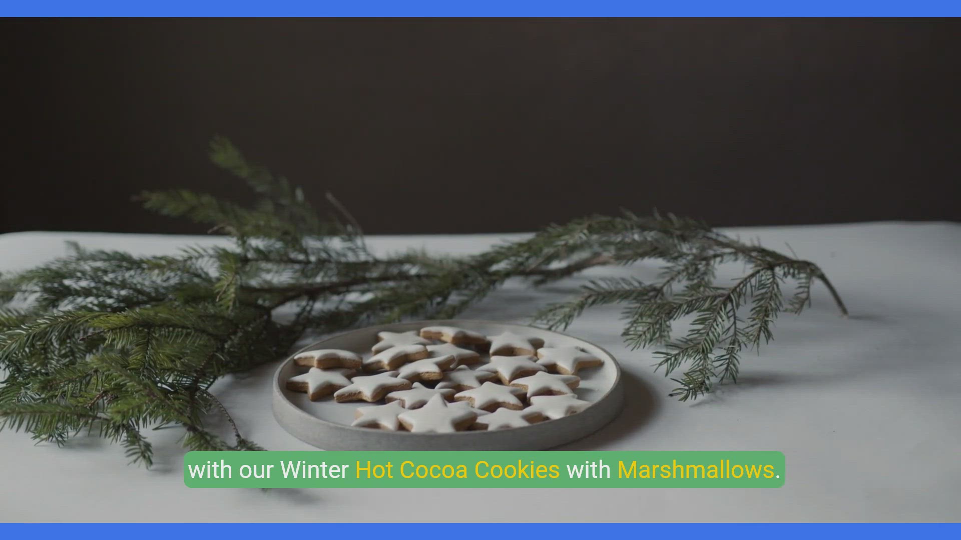 'Video thumbnail for Winter Hot Cocoa Cookies with Marshmallows'