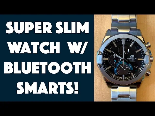 Video thumbnail for The Slim Casio Edifice EQB-1000 Watch - Review