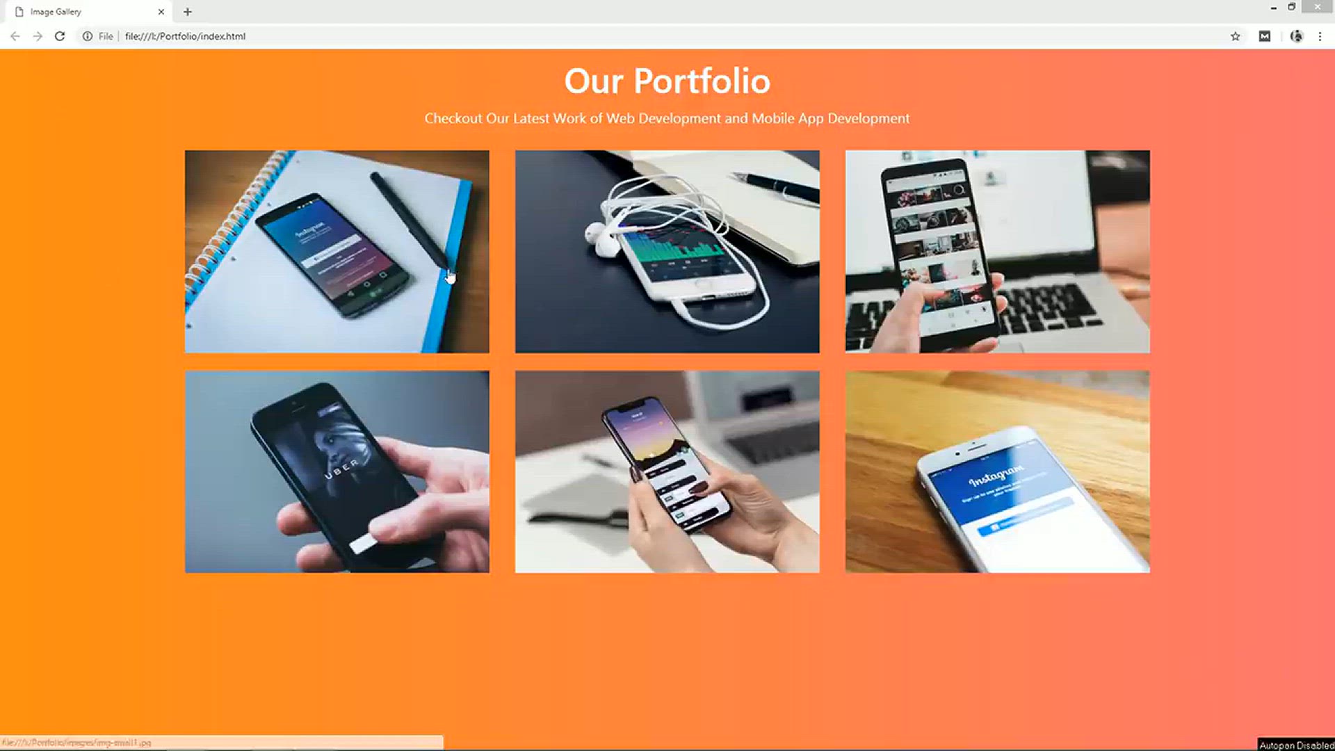 'Video thumbnail for How To Make Image Gallery _ Image Portfolio In HTML CSS JS Lightbox'