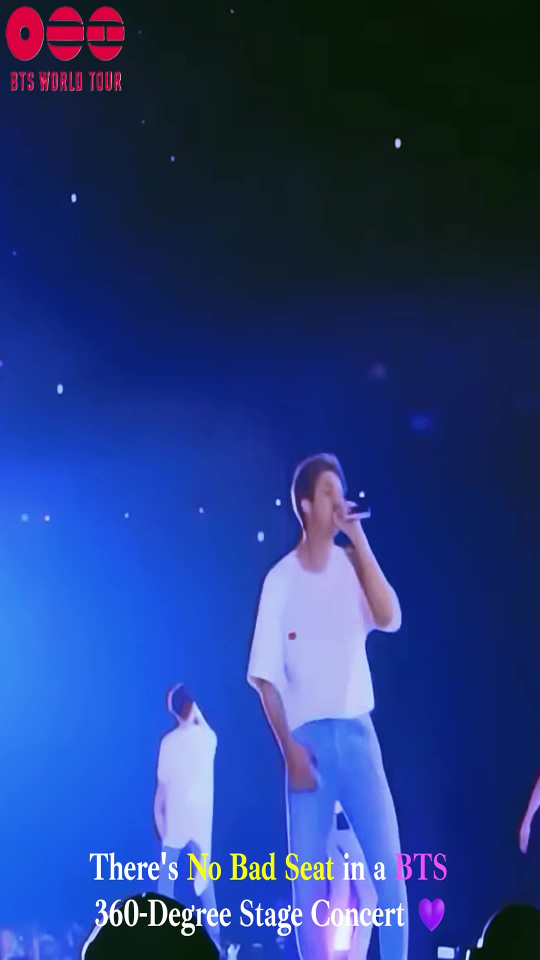 Video thumbnail for There’s truly no bad seat at a BTS 360° stage 💜 Every angle is magic.