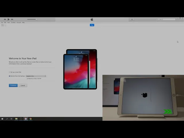 Video thumbnail for How to Hard Reset iPad Pro – Restore Defaults / Format by iTunes