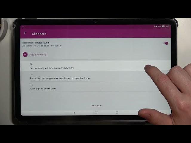 Video thumbnail for Huawei MatePad 10.4 2022 - How To Activate And Use Keyboard Clipboard